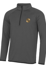 FITPROWEAR SWEATSHIRT HALF ZIP GOLD